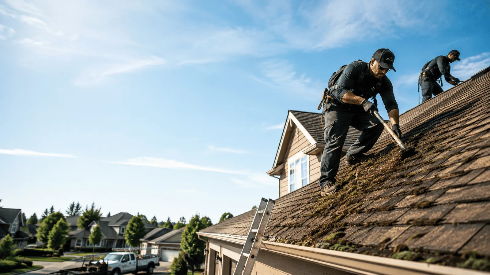 Roof Moss Removal in Advance, NC near me